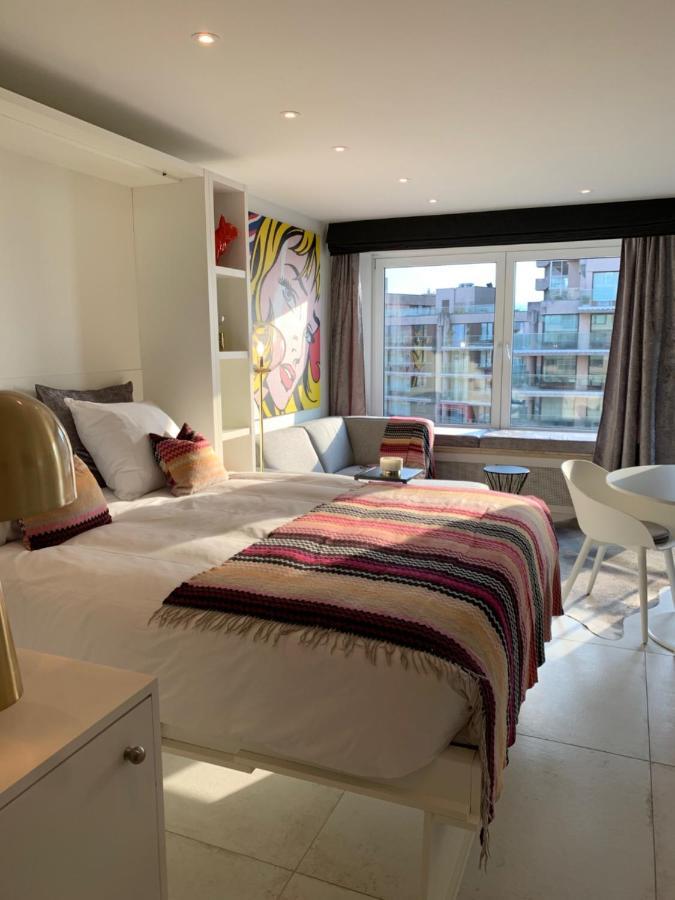Luxe Studio/Suite Met Zeezicht En Volle Zon Knokke-Heist Dış mekan fotoğraf