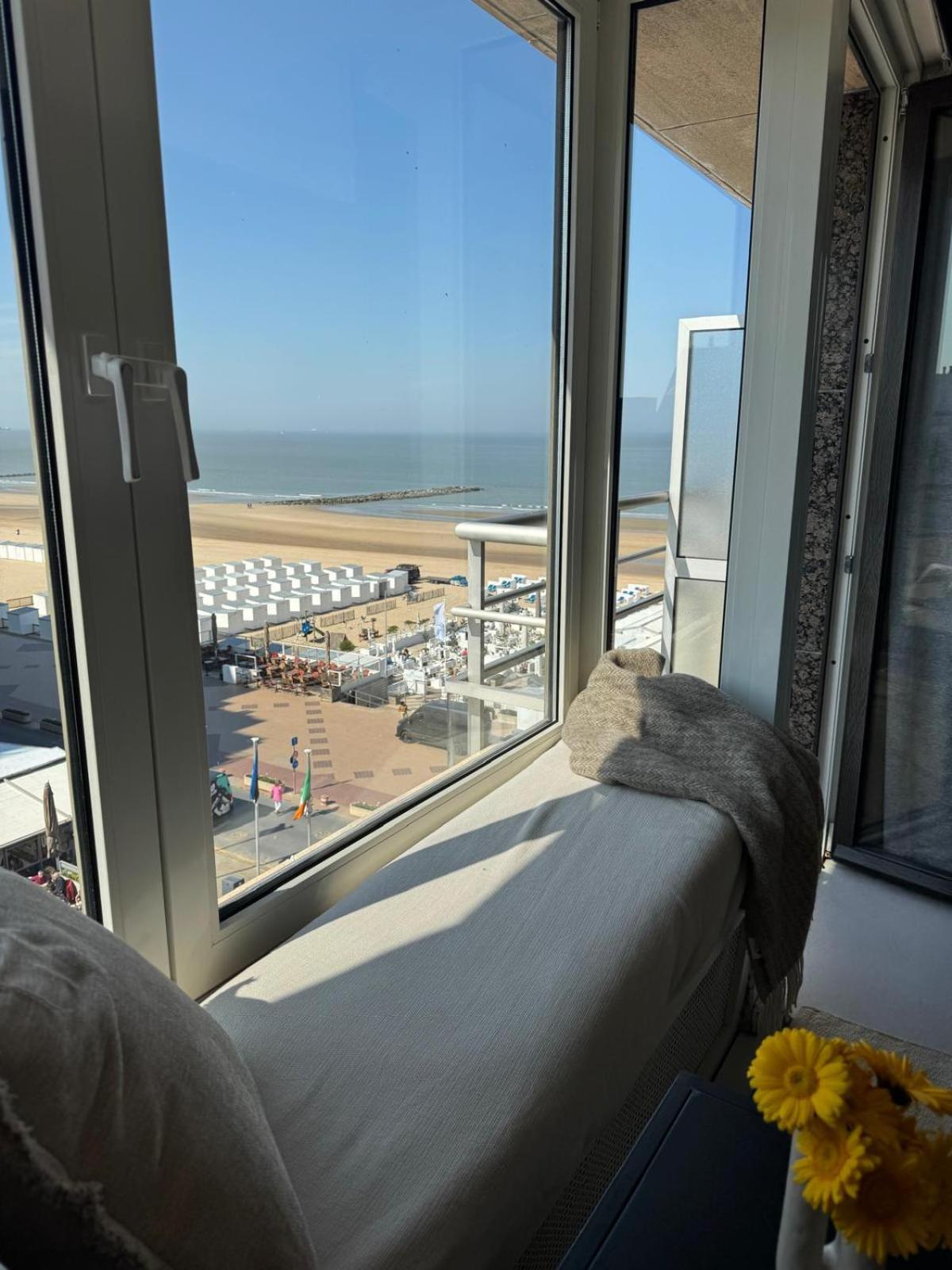 Luxe Studio/Suite Met Zeezicht En Volle Zon Knokke-Heist Dış mekan fotoğraf